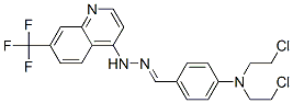 N-[[4-[bis(2-chloroethyl)amino]phenyl]methylideneamino]-7-(trifluorome thyl)quinolin-4-amine CAS#: 91919-63-0