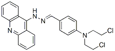 N-[[4-[bis(2-chloroethyl)amino]phenyl]methylideneamino]acridin-9-amine CAS#: 91919-75-4