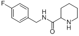 N-[(4-fluorophenyl)methyl]piperidine-2-carboxamide CAS#: 888035-13-0