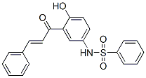 N-[4-hydroxy-3-(1-oxo-3-phenylallyl)phenyl]benzenesulphonamide CAS#: 94094-59-4
