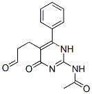 N-[4-oxo-5-(3-oxopropyl)-6-phenyl-1H-pyrimidin-2-yl]acetamide CAS#: 94252-66-1