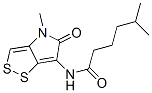 N-(4,5-Dihydro-4-methyl-5-oxo-1,2-dithiolo[4,3-b]pyrrol-6-yl)-5-methylhexanamide CAS#: 92680-93-8