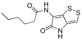 N-(4,5-Dihydro-5-oxo-1,2-dithiolo[4,3-b]pyrrol-6-yl)hexanamide CAS#: 92680-94-9
