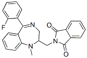 N-[[5-(2-fluorophenyl)-2,3-dihydro-1-methyl-1H-1,4-benzodiazepin-2-yl]methyl]phthalimide CAS#: 94030-96-3