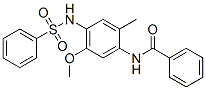 N-[5-methoxy-2-methyl-4-[(phenylsulphonyl)amino]phenyl]benzamide CAS#: 94232-02-7