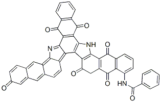 N-(5,6,7,12,17,22,23,24-octahydro-5,7,12,17,22,24-hexaoxonaphth[2',3':6,7]indolo[2,3-c]dinaphtho[2,3-a:2',3'-i]carbazol-1-yl)benzamide CAS#: 93965-07-2