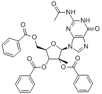 N-Acetyl-2'-C-methyl-guanosine 2',3',5'-tribenzoate CAS#: 890131-90-5