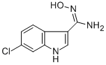 N-HYDROXY-6-CHLORO-1H-INDOLE-3-CARBOXAMIDINE CAS#: 889942-64-7