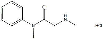 N-METHYL-2-METHYLAMINO-N-PHENYL-ACETAMIDE X HCL CAS#: 97454-51-8