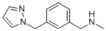 N-METHYL-3-(1H-PYRAZOL-1-YLMETHYL)BENZYLAMINE CAS#: 892502-10-2