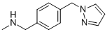 N-METHYL-4-(1H-PYRAZOL-1-YLMETHYL)BENZYLAMINE CAS#: 892502-08-8
