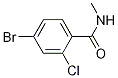N-Methyl 4-broMo-2-chlorobenzaMide CAS#: 893420-23-0