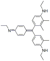 N-ethyl-4-[[4-(ethylamino)-m-tolyl][4-(ethylimino)-2,5-cyclohexadien-1-ylidene]methyl]-2,3-xylidine CAS#: 94349-51-6