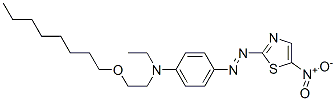 N-ethyl-4-[(5-nitrothiazol-2-yl)azo]-N-(2-octyloxyethyl)aniline CAS#: 97259-71-7