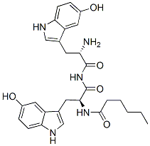 N-hexanoyl-5-hydroxytryptophyl-5-hydroxytryptophanamide CAS#: 90829-99-5