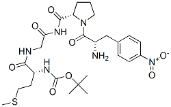N-(tert-butoxycarbonyl)-D-methionylglycyl-4-nitro-3-phenyl-L-alanyl-L-prolinamide CAS#: 94213-45-3