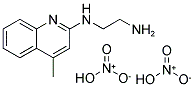 N1-(4-METHYL-QUINOLIN-2-YL)-ETHANE-1,2-DIAMINEDINITRATE CAS#: 91642-90-9