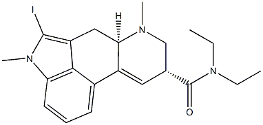 N(1)-methyl-2-iodo-lysergic acid diethylamide CAS#: 97165-34-9