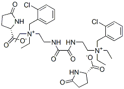 N,N'-[(1,2-dioxoethylene)bis(iminoethylene)]bis[(2-chlorobenzyl)diethylammonium] bis(5-oxo-L-prolinate) CAS#: 93963-55-4