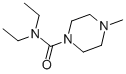 N,N-DIETHYL-4-METHYL-1-PIPERAZINECARBOXAMIDE CAS#: 90-89-1