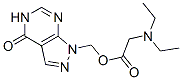 N,N-Diethylglycine (4,5-dihydro-4-oxo-1H-pyrazolo[3,4-d]pyrimidine-1-yl)methyl ester CAS#: 98204-08-1