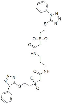 N,N'-Trimethylenebis[2-(1-phenyl-1H-tetrazol-5-ylthio)ethylsulfonylacetamide] CAS#: 93629-87-9