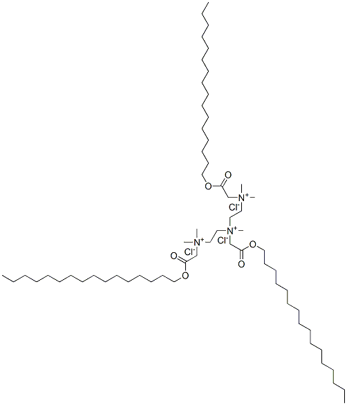 [N,N'-bis[2-(hexadecyloxy)-2-oxoethyl]-N-[2-[[2-(hexadecyloxy)-2-oxoethyl]dimethylammonio]ethyl]-N,N',N'-trimethyl]ethylenediammonium trichloride CAS#: 94071-14-4