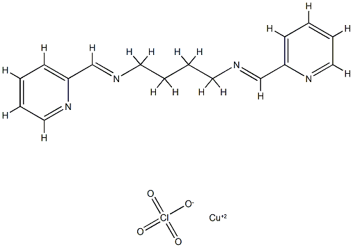 N,N'-bis(2-pyridylmethylene)-1,4-butanediamine (N,N',N'',N''')-Cu(II)diperchlorate CAS#: 90149-40-9