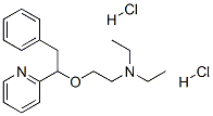 N,N-diethyl-2-(2-phenyl-1-pyridin-2-yl-ethoxy)ethanamine dihydrochlori de CAS#: 95423-89-5