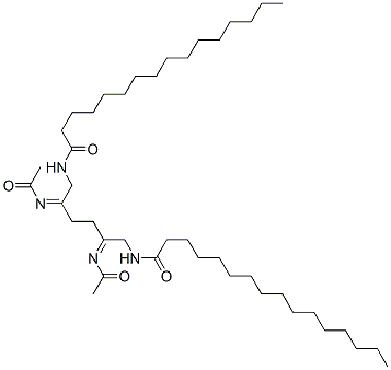 N,N'-[ethane-1,2-diylbis[(acetylimino)ethane-2,1-diyl]]bishexadecan-1-amide CAS#: 93923-74-1