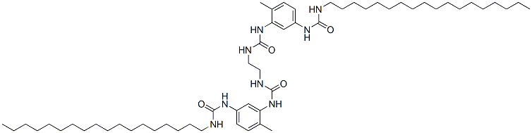 N,N''-ethylenebis[N'-[2-methyl-5-[[(octadecylamino)carbonyl]amino]phenyl]urea] CAS#: 94166-50-4