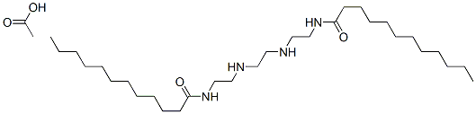 N,N'-[ethylenebis(iminoethylene)]bis(dodecanamide) monoacetate CAS#: 93918-64-0