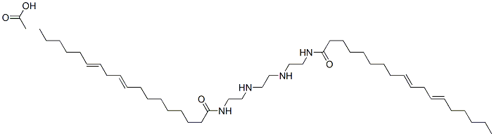 N,N'-[ethylenebis(iminoethylene)]bis(octadeca-9,12-dienamide) monoacetate CAS#: 94023-32-2