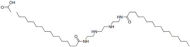 N,N'-[ethylenebis(iminoethylene)]bispalmitamide monoacetate CAS#: 93918-66-2