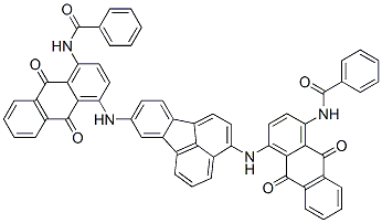 N,N'-[fluoranthene-3,8-diylbis[imino(9,10-dihydro-9,10-dioxoanthracene-4,1-diyl)]]bis(benzamide) CAS#: 93918-41-3