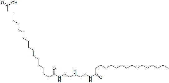 N,N'-(iminodiethylene)bispalmitamide monoacetate CAS#: 93918-59-3
