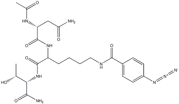 N(alpha)-acetylasparaginyl-lysyl-N(epsilon)-4-azidobenzoyl-threoninamide CAS#: 97530-18-2