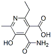 Nicotinic acid, 4-carbamoyl-2-ethyl-5-hydroxy-6-methyl- (7CI) CAS#: 91716-06-2