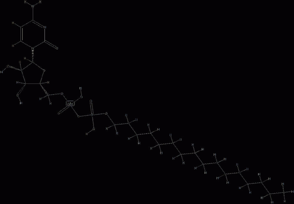 P(1)-(1-hexadecyl)-P(2)-(1-beta-arabinofuranosylcytosin-5'-yl)pyrophosphate CAS#: 93605-01-7