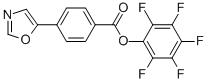 PENTAFLUOROPHENYL 4-(1,3-OXAZOL-5-YL)BENZOATE CAS#: 898288-91-0