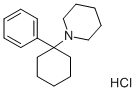 PHENCYCLIDINE HYDROCHLORIDE CAS#: 956-90-1