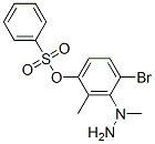 Phenol, 4-bromo-3-(1-methylhydrazino)methyl-, benzenesulfonate (ester) CAS#: 98000-17-0