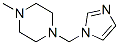 Piperazine, 1-(1H-imidazol-1-ylmethyl)-4-methyl- (9CI) CAS#: 91272-89-8