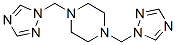 Piperazine, 1,4-bis(1H-1,2,4-triazol-1-ylmethyl)- CAS#: 91272-91-2