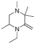 Piperazine, 4-ethyl-1,2,2,5-tetramethyl-3-methylene- (7CI) CAS#: 91823-91-5