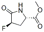 Proline, 4-fluoro-5-oxo-, methyl ester, trans- (9CI) CAS#: 95048-75-2