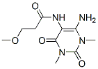 Propanamide, N-(6-amino-1,2,3,4-tetrahydro-1,3-dimethyl-2,4-dioxo-5-pyrimidinyl)-3-methoxy- CAS#: 90749-77-2