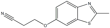 Propionitrile, 3-[(2-methyl-6-benzothiazolyl)oxy]- (6CI,7CI) CAS#: 95175-17-0