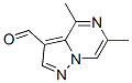 Pyrazolo[1,5-a]pyrazine-3-carboxaldehyde, 4,6-dimethyl- (9CI) CAS#: 94813-91-9