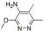 Pyridazine,  4-amino-3-methoxy-5,6-dimethyl-  (7CI) CAS#: 90008-49-4